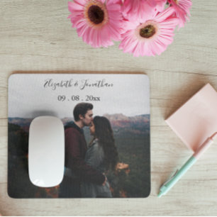 Personalised Photo Wedding Event Mouse Pad