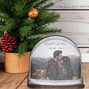 Personalised Photo Wedding Event Snowglobe