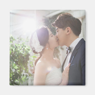 Personalised Photo Wedding Favour Magnet