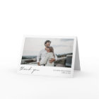 Personalised Photo Wedding Thank You Note Card