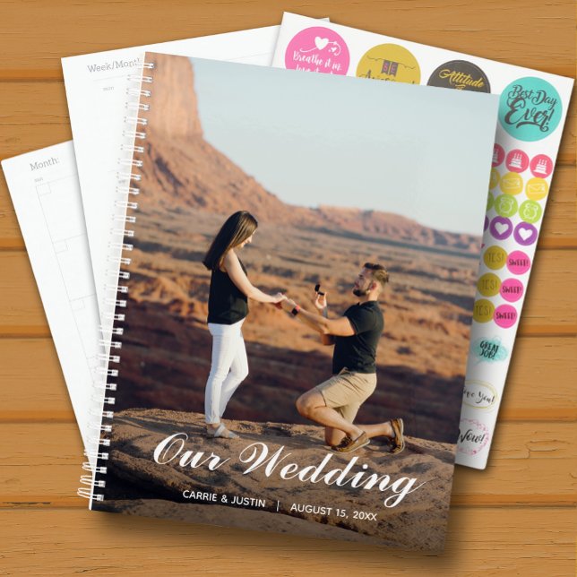 Personalised Photo Weekly Monthly Wedding Planner (Creator Uploaded)