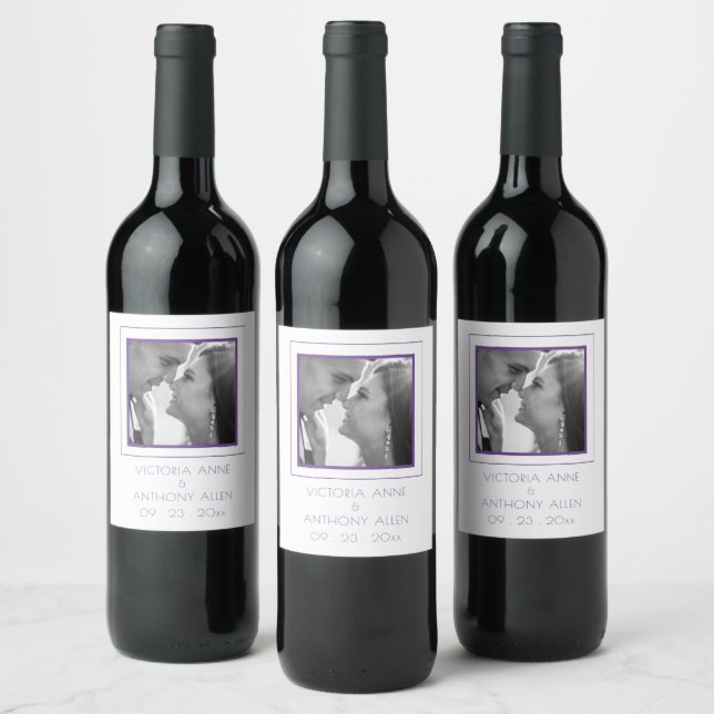 Personalised Photo Wine Label (Bottles)