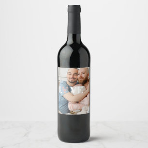Personalised Photo Wine Label