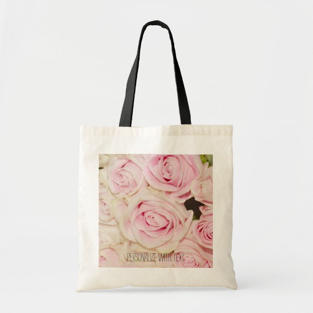 Personalised Photo with Text Tote Bag (Front)