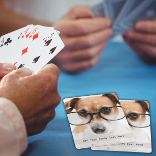 Personalised Photo with Your Own Funny Meme Playing Cards