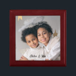Personalised Photo Wood Photo Jewellery Keepsake B Gift Box<br><div class="desc">An adorable personalised keepsake. Add a photo of a anyone,  family,  pet,  or anyone you love to this keepsake or gift box. Ceramic tile lid. You may also get it as a framed wall tile.</div>