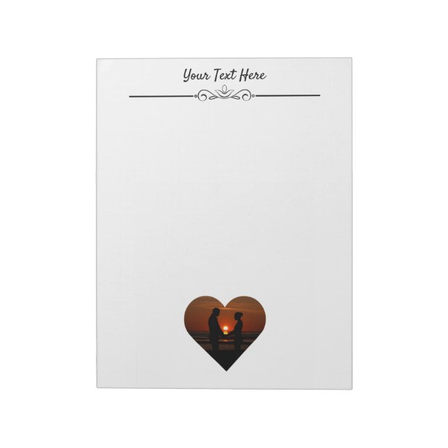 Personalised Photo Writing Pad (Rotated)