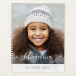personalised photo yearly planner<br><div class="desc">A lovely custom design. You can edit the image,  colours and text on this planner book.</div>