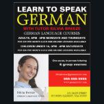 Personalised Photograph, German Language Course Flyer<br><div class="desc">Personalised Photograph,  German Language Course Advertising Flyers By The Business Card Store.</div>