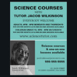 Personalised Photograph, Science Course Advert Flyer<br><div class="desc">Personalised Photograph,  Science Course Advertising Flyers By The Business Card Store.</div>
