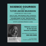 Personalised Photograph, Science Course Advert Flyer<br><div class="desc">Personalised Photograph,  Science Course Advertising Flyers By The Business Card Store.</div>