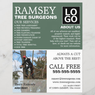 Personalised Photograph - Tree Surgeon - Arborist Flyer