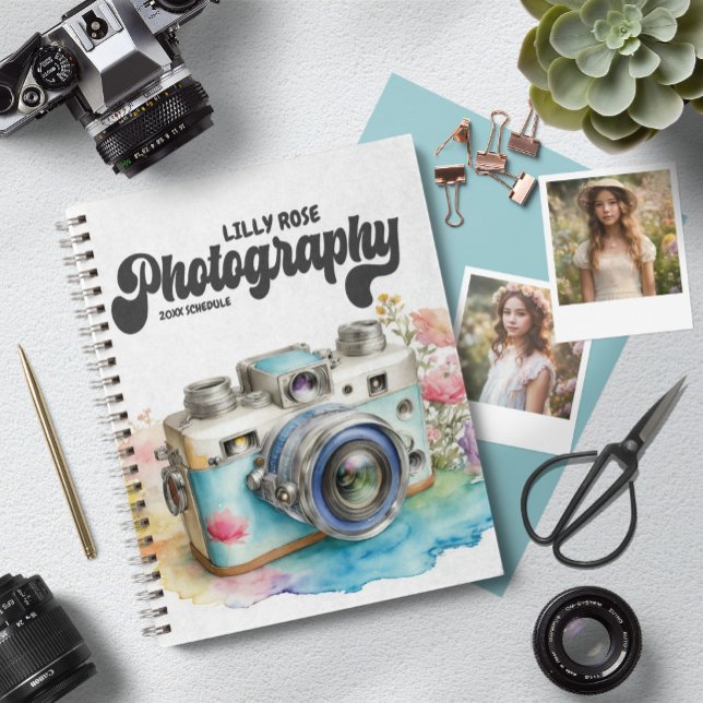 Personalised Photographer's Planner Retro Camera (Creator Uploaded)