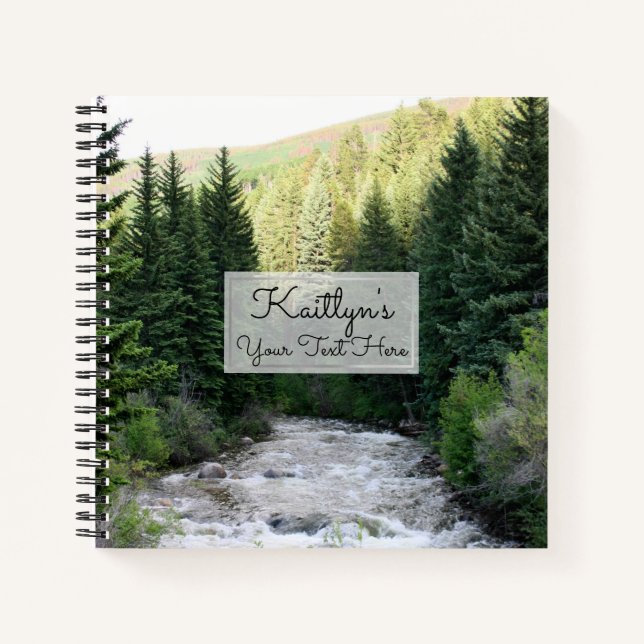 Personalised Photography One Photo Script Notebook (Front)