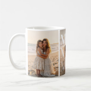 Personalised PhotoPop Mum 3 Photo Coffee Mug
