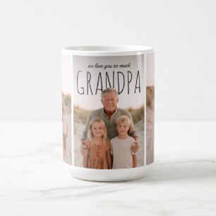 Personalised PhotoPop We Love You So Much Grandpa Coffee Mug