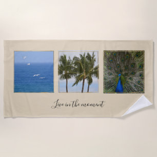 Personalised Photos and Text     Beach Towel