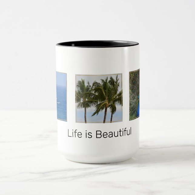 Personalised Photos and Text Mug (Center)