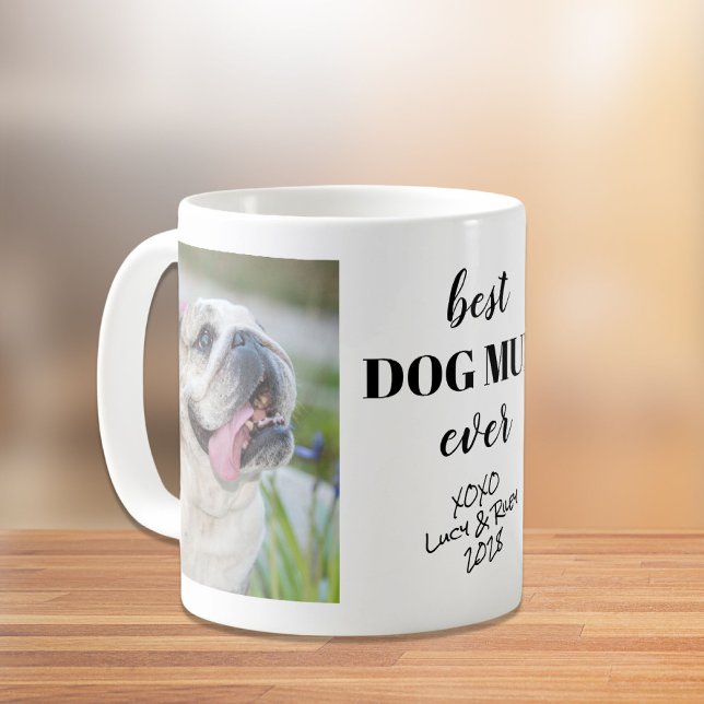 Personalised Photos Best Dog Mum Coffee Mug (Creator Uploaded)