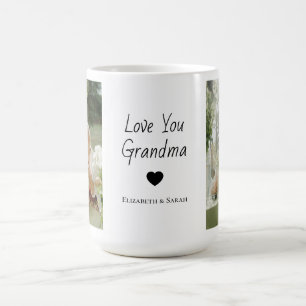 Personalised Photos & "Love You Grandma Coffee Mug