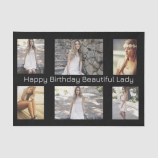 Personalised Photos & Text Multi Occasion  Tissue Paper