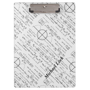 Personalised Physics Gifts for Physicists Clipboard