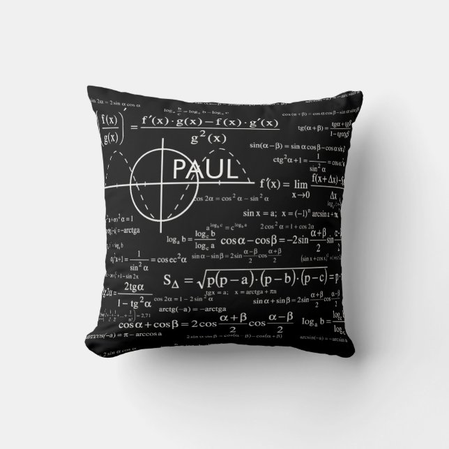 Personalised Physics Gifts for Physicists Cushion (Front)