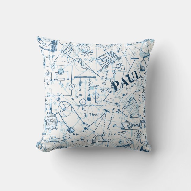 Personalised Physics Gifts for Physicists Cushion (Front)
