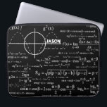 Personalised Physics Gifts for Physicists Laptop Sleeve<br><div class="desc">Physics / Physicists / Physics Teacher Gift / Physics Student Gift / Geek gift / Black Men's Personalised Name Initial Monogram Laptop Sleeve. To change the text, use the personalise option. For more extensive text changes such as changes to the font, font colour, or text layout, choose the customise option....</div>