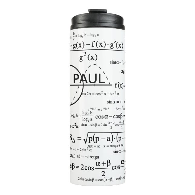 Personalised Physics Gifts for Physicists Thermal Tumbler (Front)