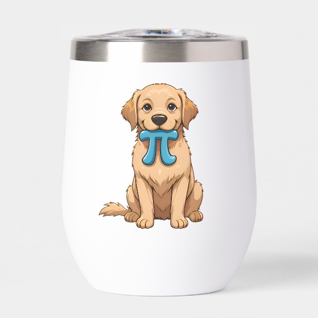 Personalised Pi Day Dog With Pi Symbol (Front)