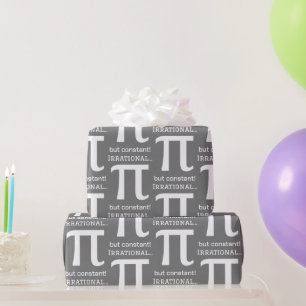 Personalised Pi Symbol, Math Lover Wrapping Paper