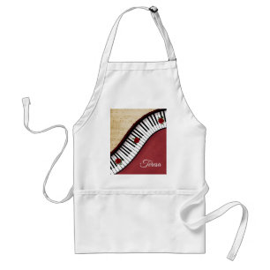 Personalised Piano Keys Apron