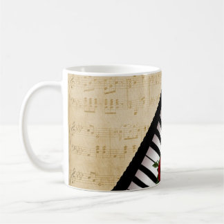 Personalised Piano Keys mug