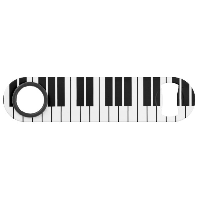 Personalised piano keys Pro Speed bottle opener (Front (Horizontal))