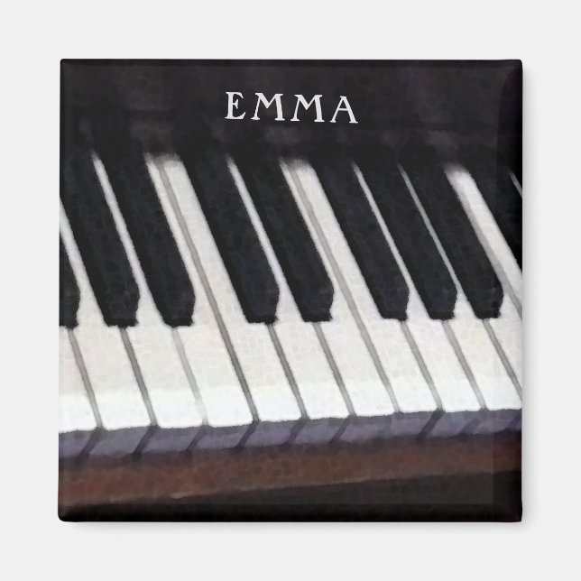 personalised piano magnet (Front)