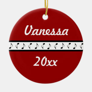 Personalised Piano Music Ornament Gift