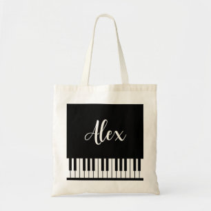 Personalised Piano Tote Bag