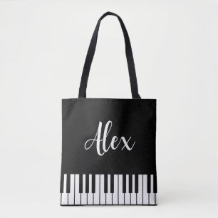 Personalised Piano Tote Bag