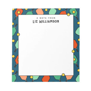 Personalised Pickleball Gift Ideas Notepad