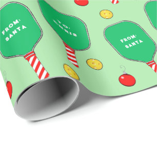 Personalised Pickleball Gift Wrapping Paper