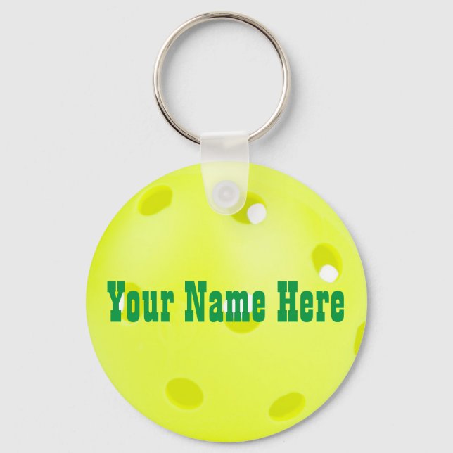 Personalised Pickleball Keychain (Front)