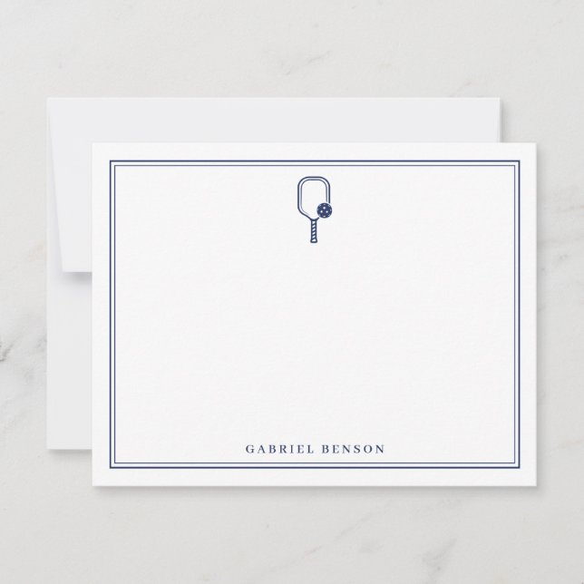 Personalised Pickleball Note Card (Front)