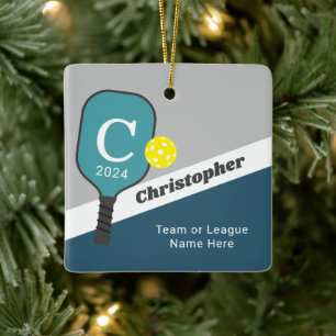 Personalised Pickleball Ornament