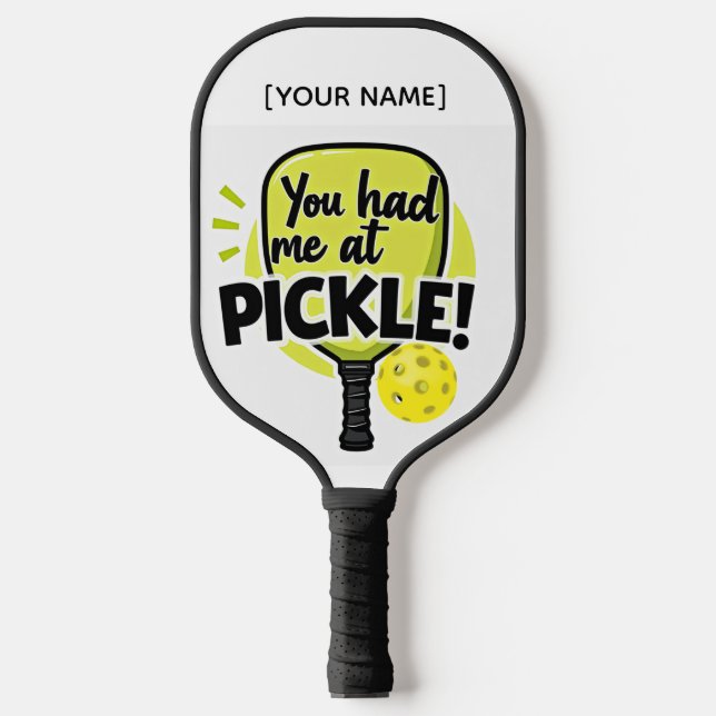 Personalised Pickleball Paddle-Yellow-Style#027 Pickleball Paddle (Front)