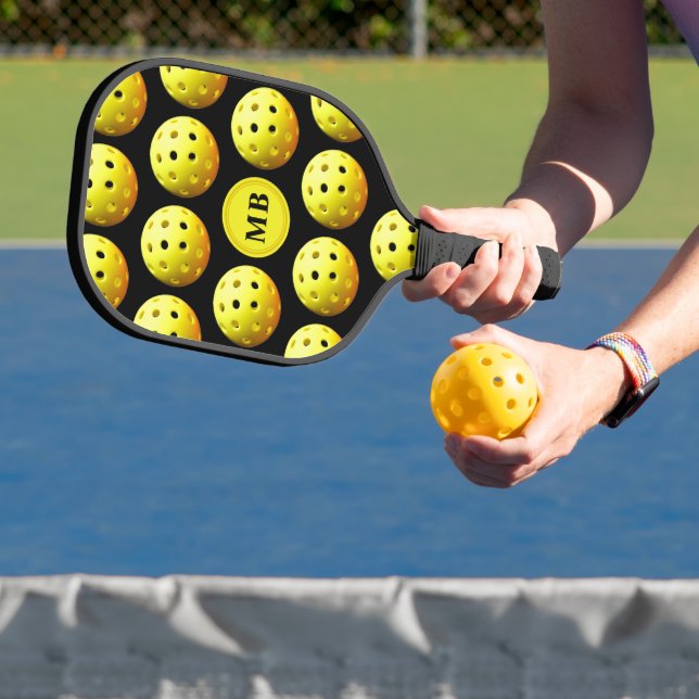 Personalised Pickleball Pattern Custom Colour Paddle (Insitu)