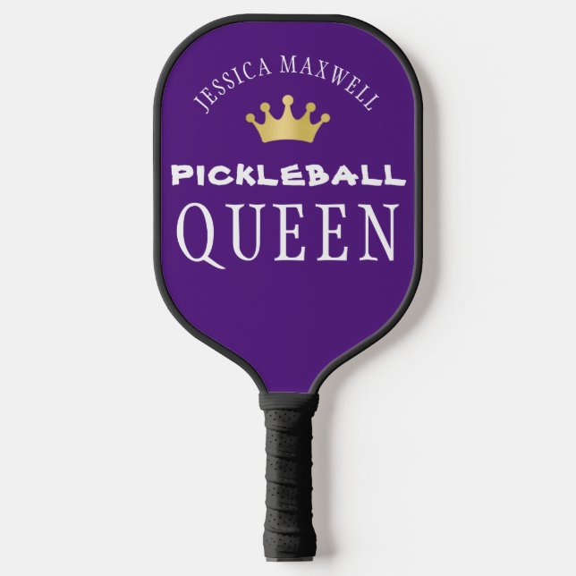 Personalised Pickleball QUEEN Custom Colour Pickleball Paddle (Front)