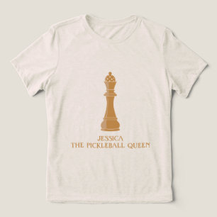 Personalised Pickleball Queen Tri-Blend Shirt