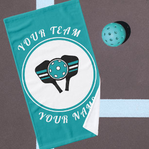 Personalised Pickleball Rackets & Ball Sporty Cool Hand Towel
