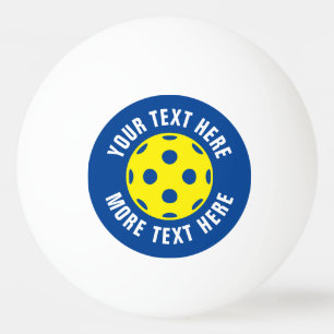 Personalised pickleball table tennis ping pong ball